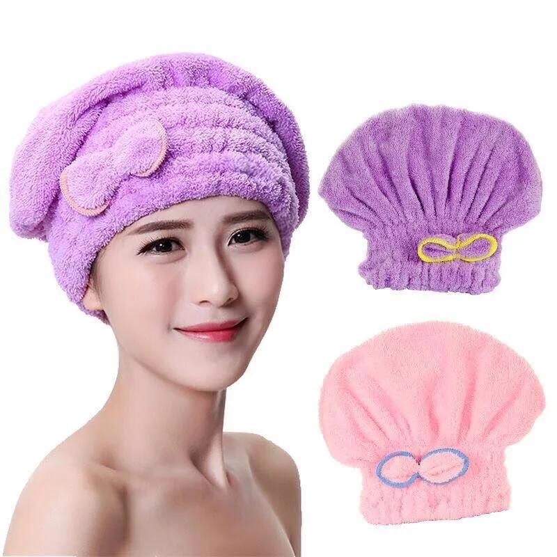 Turban Towel Shower-Cap Microfiber Quickly-Hair Women 7-Colors Absorbent Girls Ladies