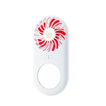 

2PCS Handheld Fan Mini Fan Powerful Small Personal Portable Fan Speed Adjustable USB Rechargeable Eyelash Fan
