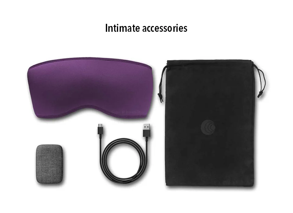 Xiaomi Mijia Dreamlight Беспроводная нагревательная маска для глаз портативный беспроводной нагрев полный тент компресс с солью Smart power Off 3D умный дом