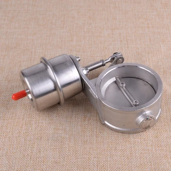 

DWCX 2.5" 63mm T-304 Stainless Steel Car Exhaust Control Valve Set with Vacuum Actuator Closed Style Cutout Downpipe Accessories