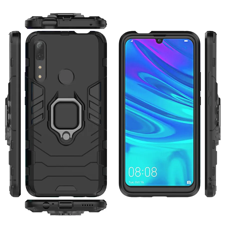 Для huawei P Smart Z Plus чехол магнитный автомобильный держатель кольцо жесткий бронированный чехол "Железный человек" для huawei Y5 Y6 Y7 Pro Y9 Prime