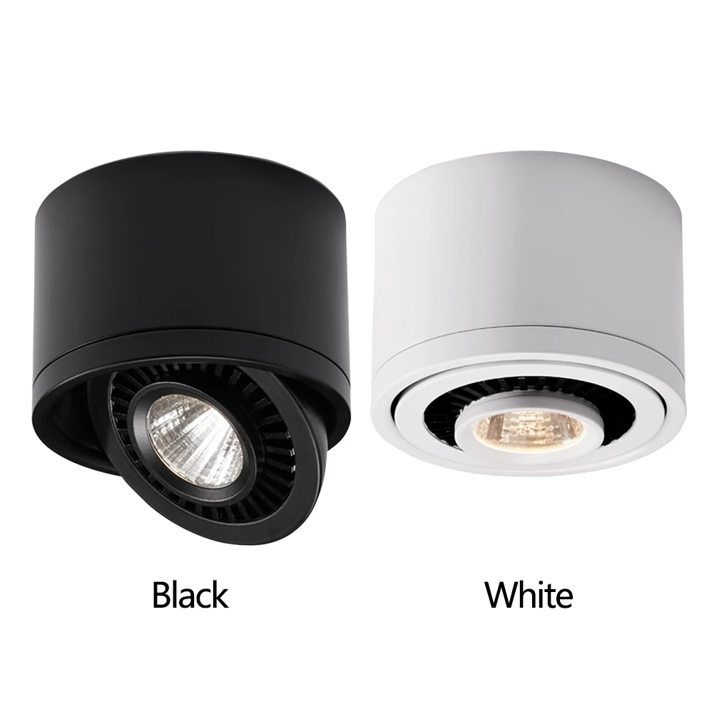 Gallery Indoor Downlight Soft Light Ceiling Multipurpose Hotel Led Surface Mounted Easy Install Home Coffee Shop Rotatable Angle
