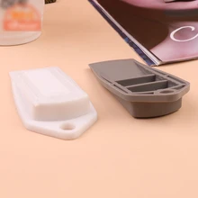 Безопасный дверной стоп домашний пластиковый прочный офисный пластиковый блок мягкая Противоугонная защита от ушибов пальцев 10,5*4*2 см замок безопасности