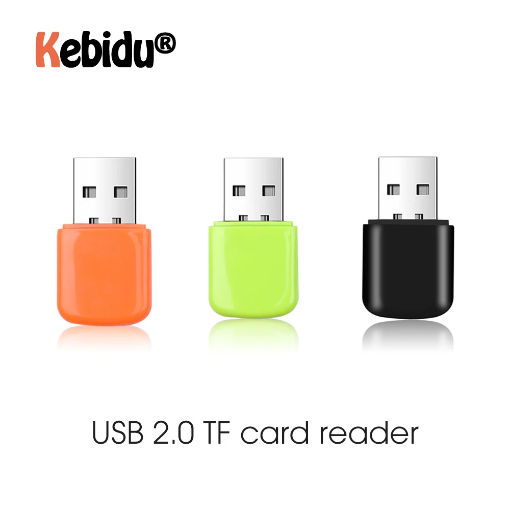 Адаптер Mini USB высокоскоростной USB 2,0 карта чтения для Micro SD флэш TF карт памяти ридер MicroSD трансфлэш-адаптер красочные