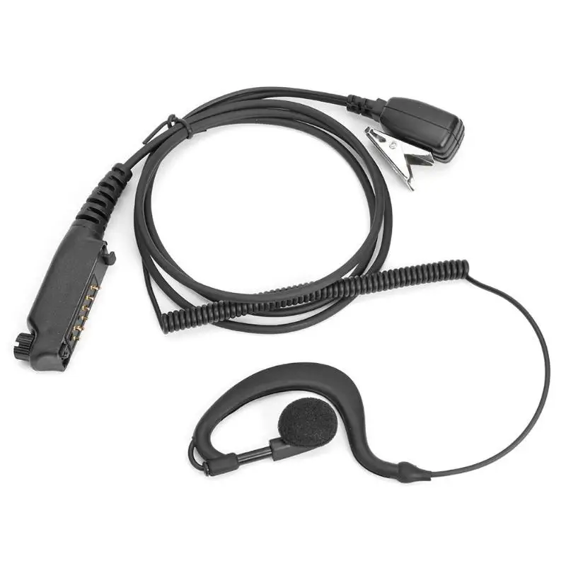 Soft Ear Hook Earpiece Micro Earpiece Headset Mic w/Clip for Motorola GP380 Radio for Sepura STP8000 STP8030 STP8035 STP8038