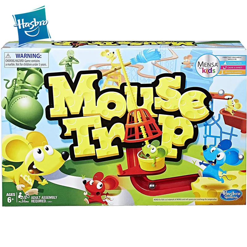 Hasbro Mouse Trap Game Classic Family Friend Party Funny Puzzle Games Education Toys Boys Girls Kids