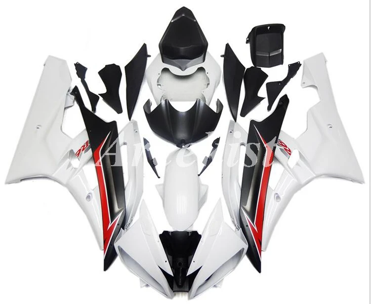 4 подарки(литьевая форма) ABS мотоцикл Полный обтекатели комплект для YAMAHA YZF-R6 2006 2007 06 07 R6 Кузов Набор белый красный