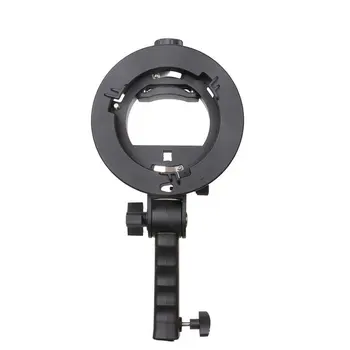 

Handheld Grip S-Type Bracket Bowens S Mount Houder voor Speedlite Flash Snoot Softbox Beauty Dish Portable