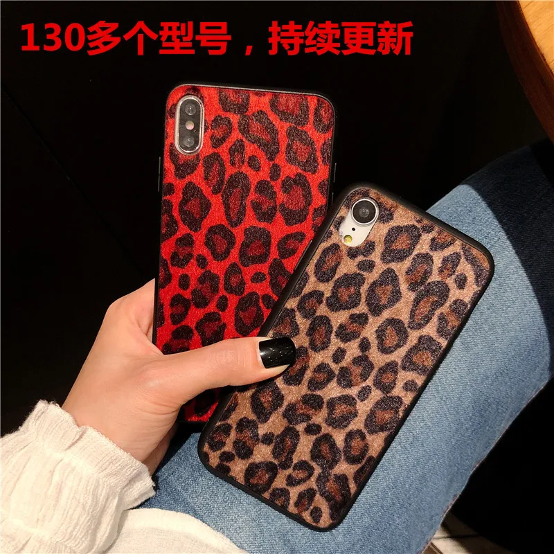 

case for iPhone 11 XR 7 8 11 Pro Max X XS Max Plus 6 6s leopard print cover