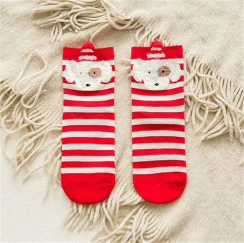 ; модные рождественские носки; подарок Санта-Клауса; забавные рождественские носки унисекс для девочек и женщин - Цвет: A