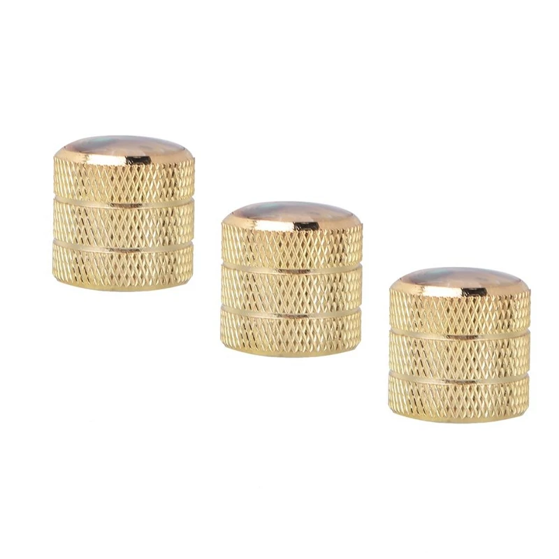 BMDT-9Pcs электрогитара бас тон и объем металлический купольный контроль ушка ручка инкрустация громкости тон ручки потенциометра крышка