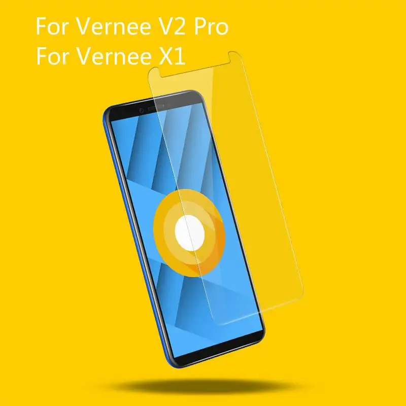 HD Передняя закаленная стеклянная пленка для Vernee V2 Pro Защитная водонепроницаемая пленка для Vernee X1 чехол для телефона