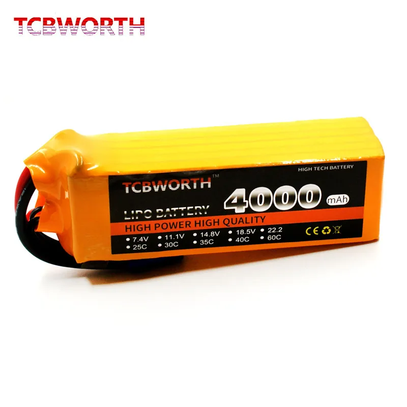 

New Batteries 22.2V 4000mAh 25C 35C RC Lipo Battery 6S For RC Airplane Quadrotor Car Boat Drone 6S Battery LiPo 22.2V AKKU
