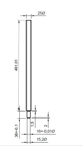 

taiwan TBI ballscrew double nut DFU2505 left screw one set length 497.02MM