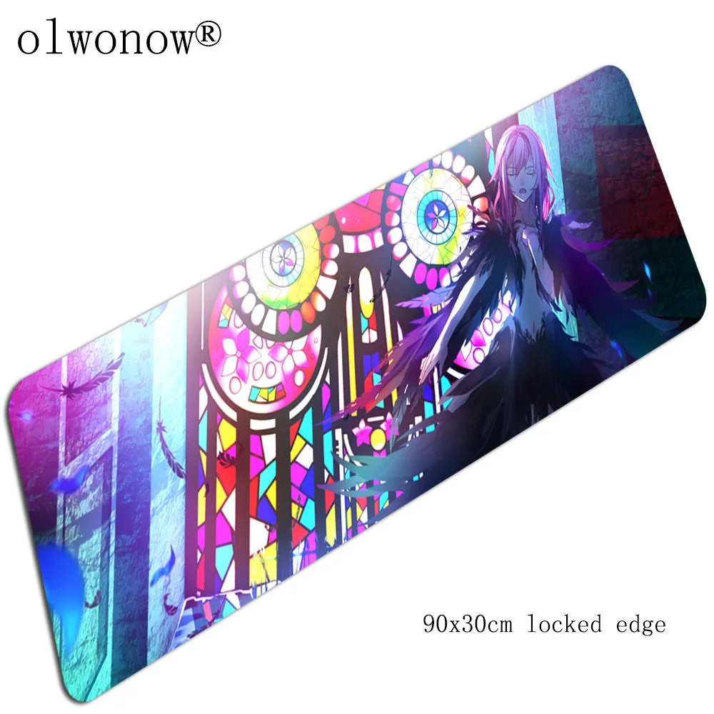 Guilty Crown коврик для мыши с HD принтом компьютерный геймер Коврик для мыши 90x30 см, коврик для мыши, дешевый эргономичный гаджет, офисный Настольный коврик