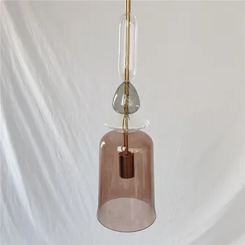 

Cheap Christmas Blue Glass Lamp Shades Chandelier Lighting Pendant Lamp Kitchen Dining Bar kitchen dining bar