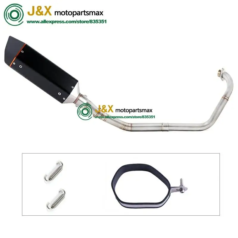 Полная выхлопная система мотоцикла Escape slip on для yamaha YZF R15 MT15 MT-15 2008- средняя труба глушителя DB-Killer
