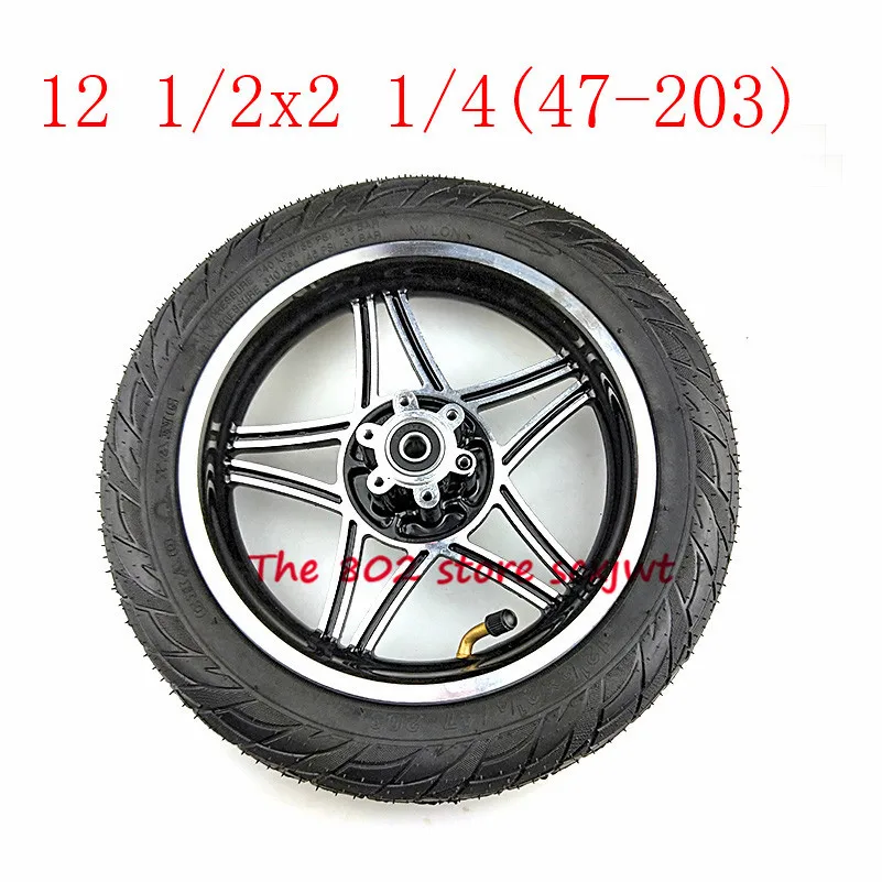 Супер 12 1/2X2 1/4(47-203) шины с дисковым тормозом обода с калибровыми отверстиями подходит для электрических скутеров и Е-складной велосипед колеса