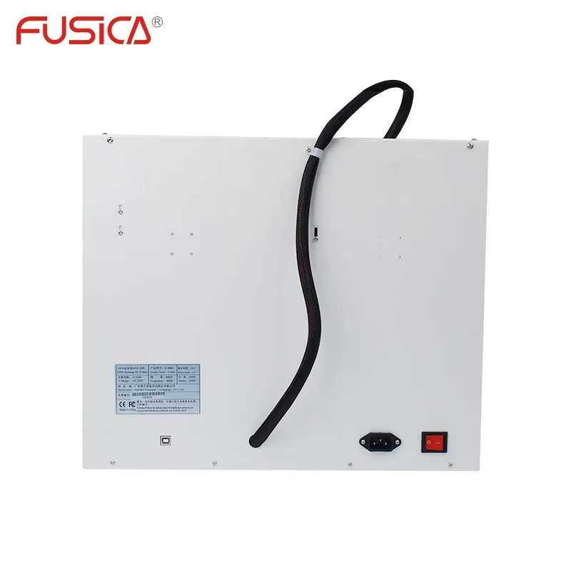 FUSICA двойной экструдер смешанных цветов 3D принтер F-280D FDM 3D печатная машина