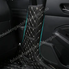 2 шт. для Nissan Teana Altima- автомобильный внутренний кожаный B защита колонки нескользящий коврик автомобильный анти-грязный коврик анти-удар коврик
