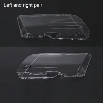 

Car Headlight Cover Clear 4 Door Car Headlamp Head Light Lens Covers for BMW E46 318i 320i 323i 325i 328i 1998-2001