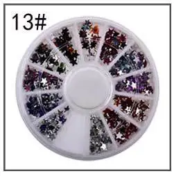 Manicure Decorations Wholesale 2 Mm 3 Mm Semicircle Pearl round Plates White Beige Pearl 12 Grid Turntable Accessories