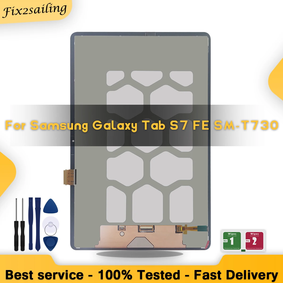 10.1" Lcd Display For Samsung Galaxy Tab S7 Fe T730 T733 T735 T736 T737