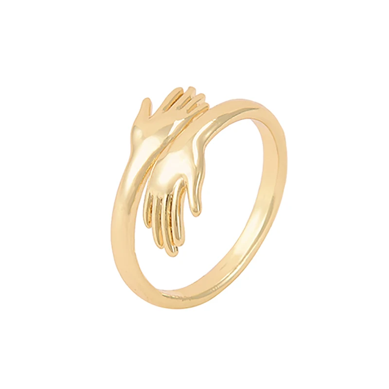 2021 Korean Female's AAA Zircon Ring Simple MOM Adjustable Opening Rings for Women Mother's Day Jewelry Gift