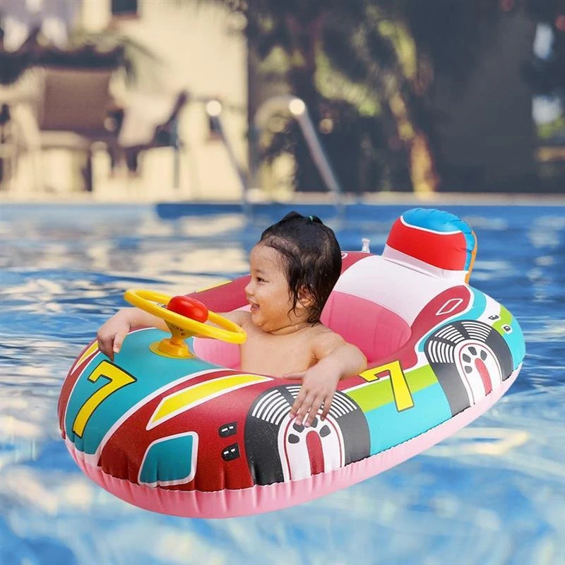 Flotadores inflables para piscina de niños, de agua anillo de natación para bebés de 1 a 2 años, 60x40cm|Flotadores de piscina| AliExpress