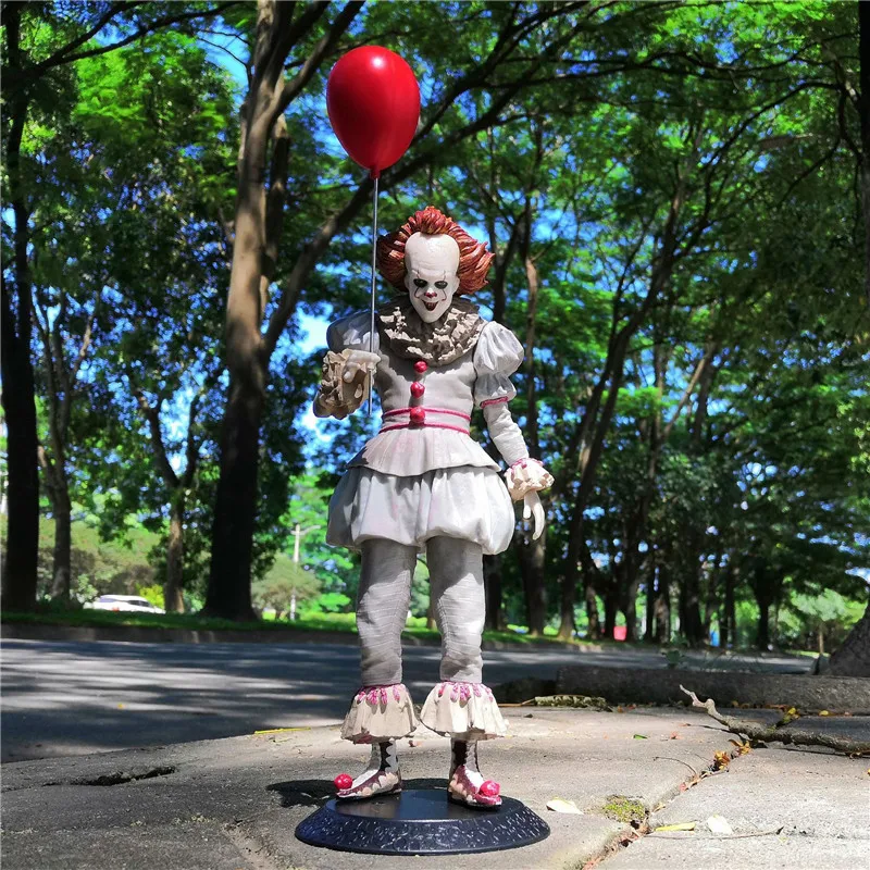 23 см новое издание фильма Стивен Кинг's It Pennywise сменная голова ПВХ фигурка коллекция игрушек Ужасы подарки