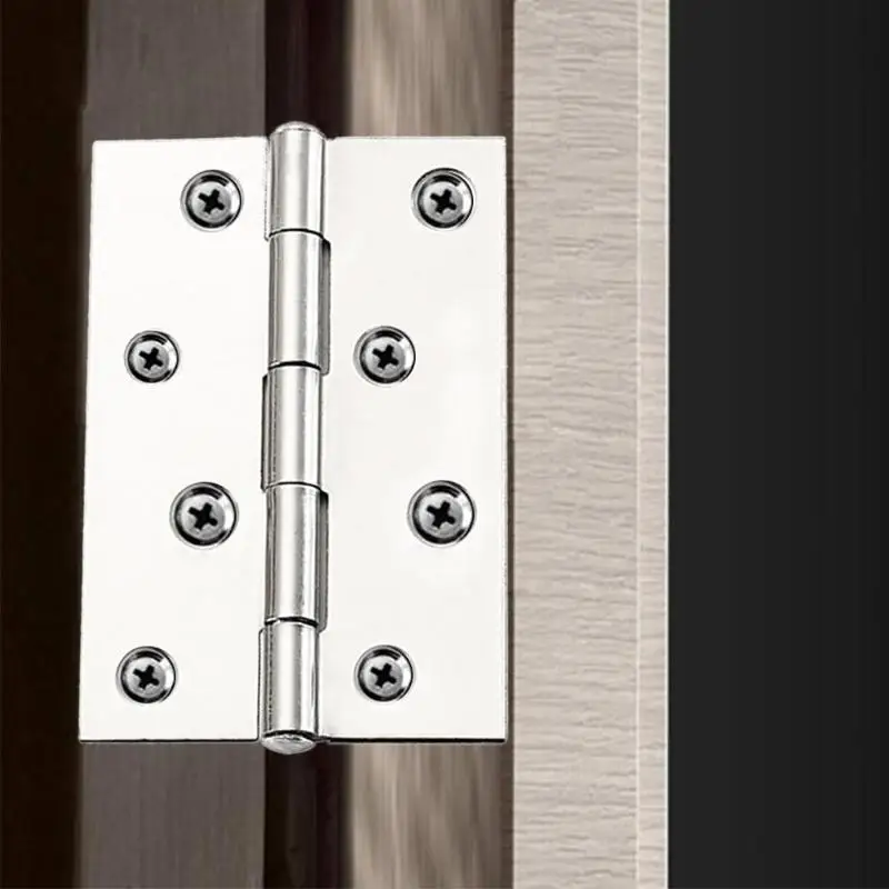 10pcs 8 Holes Stainless Steel Hinges Connectors for Window Kitchen Cabinet Furniture Repair Bookcase Stainless Hinges scharnier