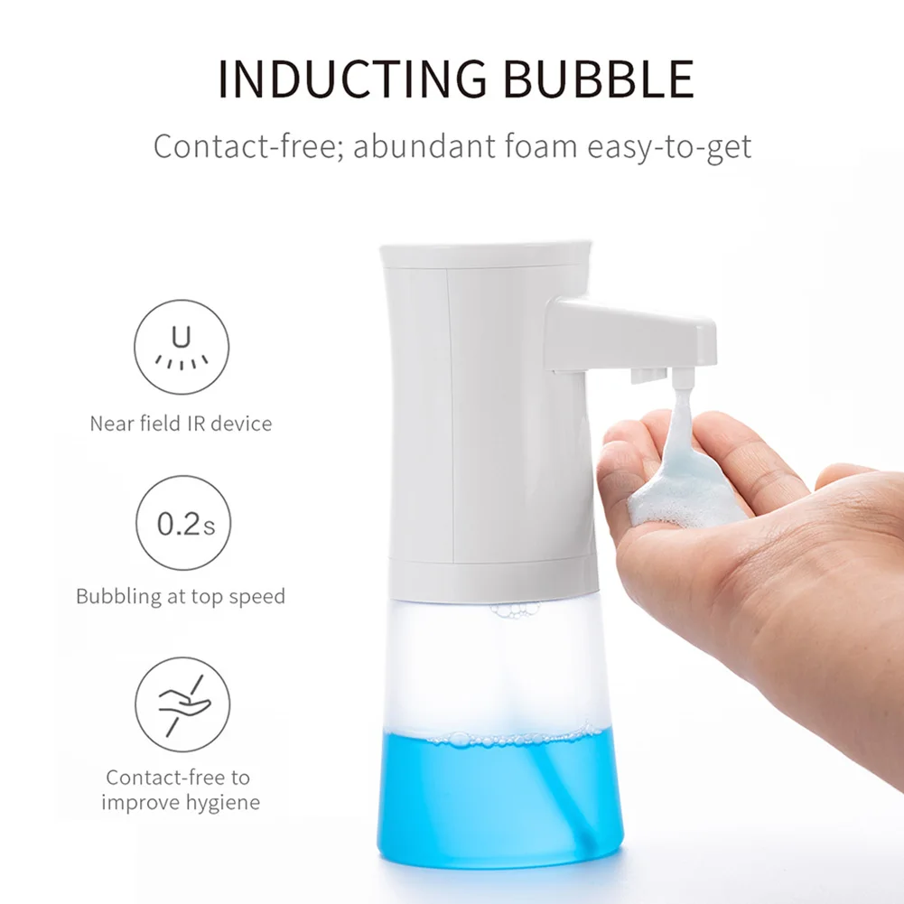 350ml Automatic Induction Sensor Smart Foaming Soap Dispenser Hand Washer Hand Sanatizer Home Supplies Dropshipping|Liquid Soap Dispensers| - AliExpress