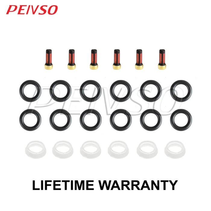 BMW Service Kit 6Cyl Injectors Caps O Rings Filters