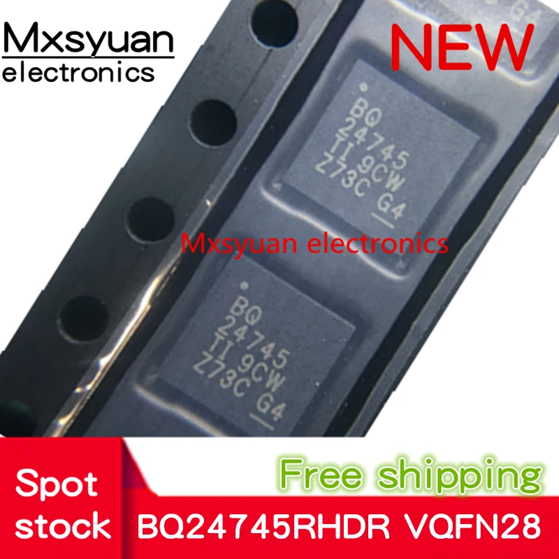 20~ 100 шт BQ24745 BQ24745RHDR BQ 24745 QFN-28 компьютерный чип и IC