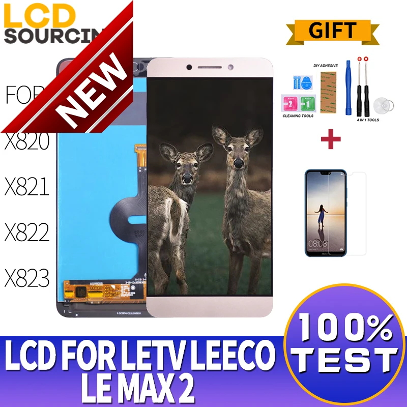 5.7&quot For Letv LeEco LE Max 2 LCD Display Touch Screen Sensor Panel Digitizer Assembly Le Max2 X820 X821 X822 Replace | Мобильные