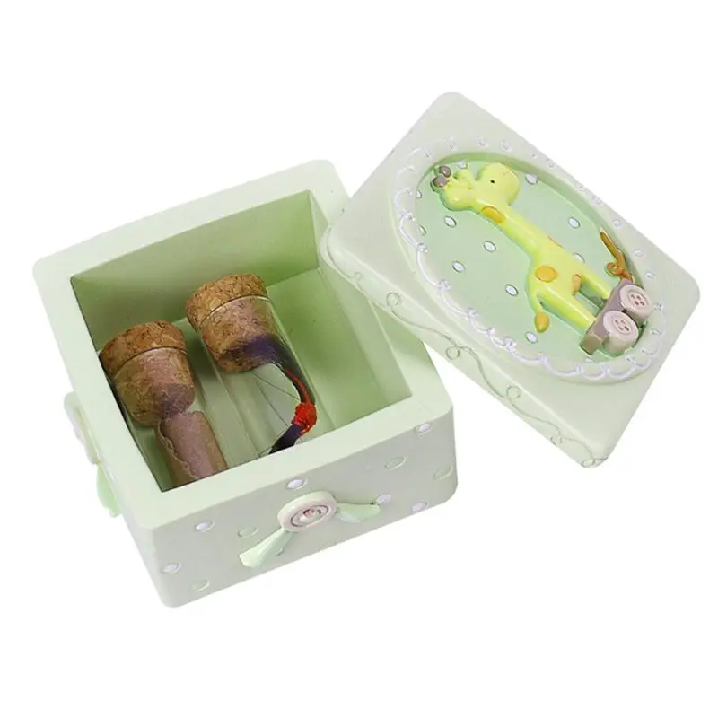 Дети Лиственные зубы новорожденных пуповины коробка для хранения Детские зубные коллекционные коробки сувенир
