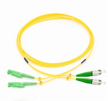 

Fiber Patch Cord Jumper E2000/APC-FC/APC SM Duplex Fiber Patch Cable