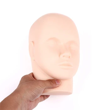 

New 3D Microblading Permanent Makeup Eyebrow Lip Tattoo Practice Human Mannequin Head Face Skin Accessories