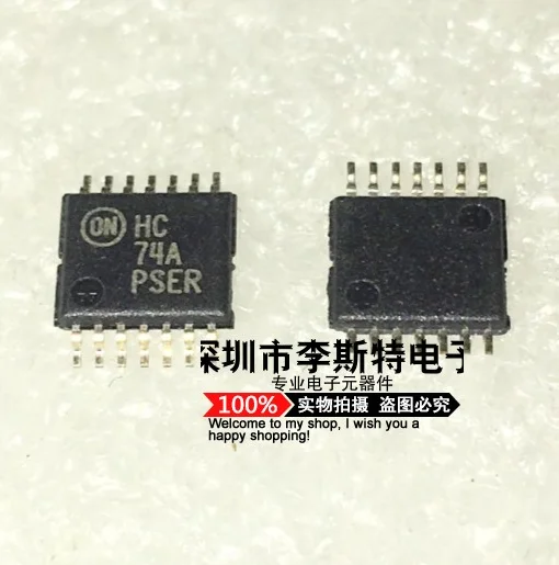 10 шт. HC74A MCHC74HC74ADTR2G TSSOP-14