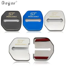 Ceyes автомобильный Стайлинг для Ford ST Racing Focus 2 3 Fiesta Mondeo Fusion Kuga Ecosport защита дверных замков чехол авто аксессуары