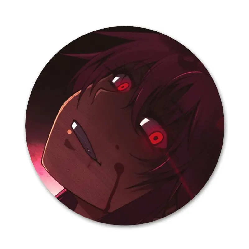 Angry Gasai Yuno Badge Future Diary Mirai Nikki Metal Brooch Soft Button  Pin Lover Creative Gift Collar Decor Customizable - Brooches - AliExpress