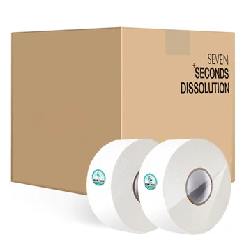 

750g Instant Non-clogging Hotel Toilet Paper Primary Wood Pulp Toilet Roll Papier Toaletowy Bathroom Toilet Tissue