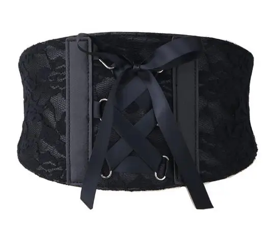 waist 65 to 83 cm Новейшая Мода Pu кожаный пояс с шифоновыми рюшами чудесные пояса обертывания для женщин черный белый пояс - Цвет: waist 65 to 83 cm