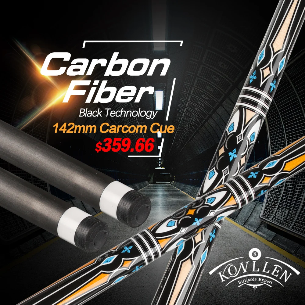 KONLLEN Carbon Carom сигналы 3 подушки из углеродного волокна 12 мм 142 см радиальные