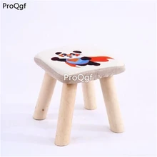 ProQgf 1Pcs square shape wood Nursery School Child Stool chaoniwaide