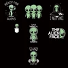 Alien T Shirt I Don't Believe In Humans Black 100% Cotton t-shirt Cartoon  EU Size Fashion Pattern Space UFO Tshirt ► Photo 2/6