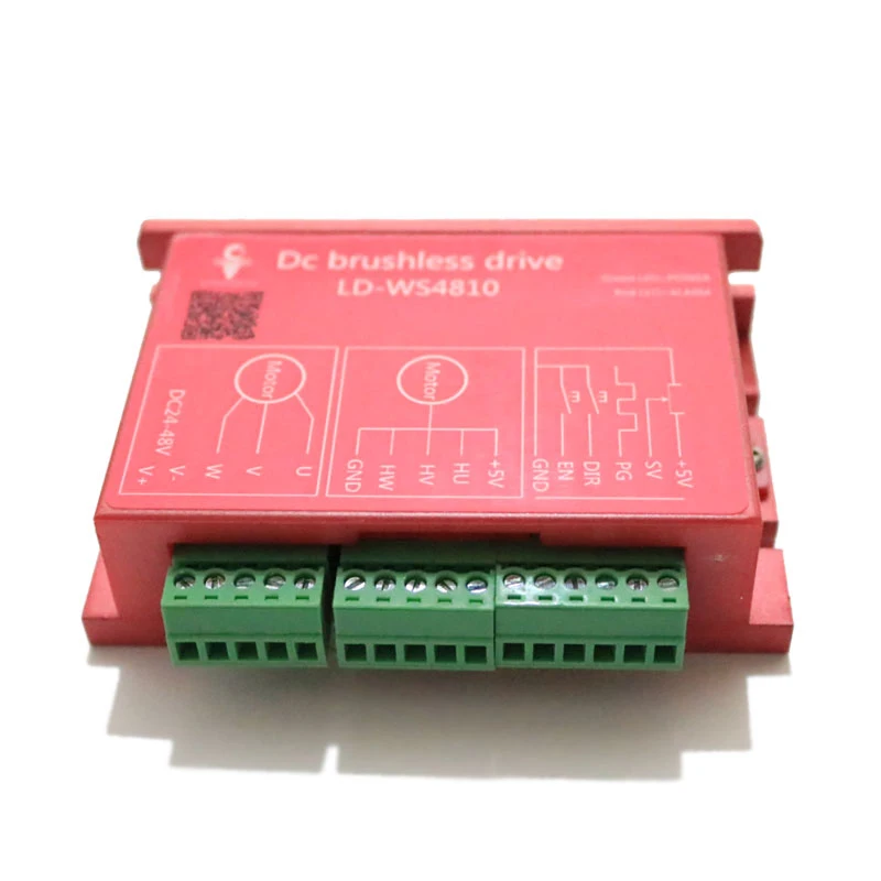 1 шт. LD-WS4810 бесщеточный мотор с ЧПУ гравировальный электромеханический шпиндель драйвер постоянного тока Бесщеточный драйвер