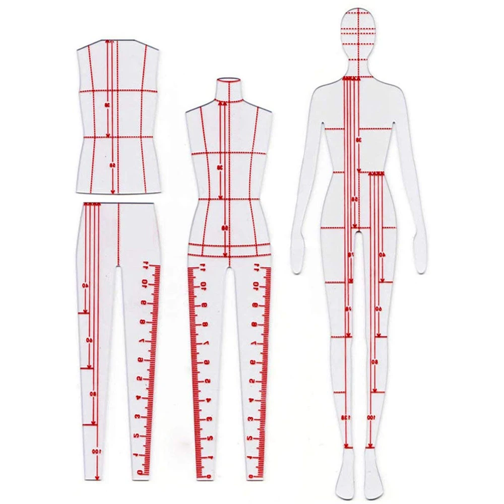 трафарет куклы. трафарет для куклы из ткани. лекало одежды. трафарет куклы. комплект лекал блузки.