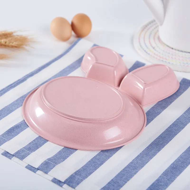 Hot Selling Hot Sales Currently Available Gift Cartoon Cute Rabbit Dumpling Dish Multi Purpose Dried Fruit Tray& Vegetable Frui