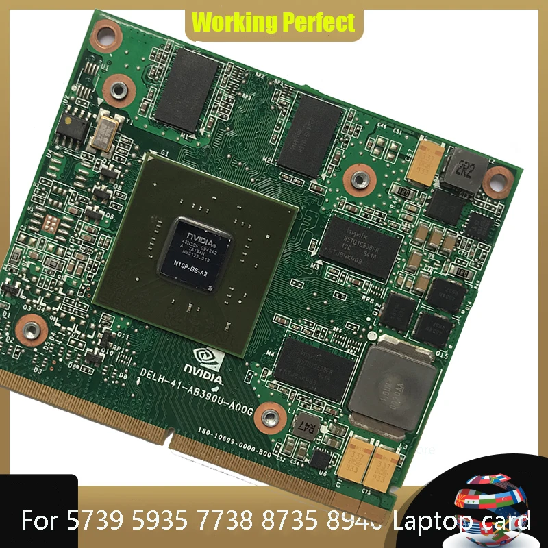 Geforce-placa de Vídeo Gráfica para Acer Aspire gt 240m Gt240m 1gb Ddr3 N10p-gs-a2 5739 5935 7738 8735 8940 Laptop - Imagem 4